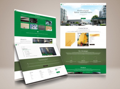 喜萊維紡織-網站制作